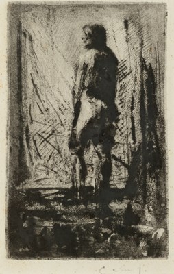 Lot 21 - Fred Cuming (1930-2022) Standing Nude signed...