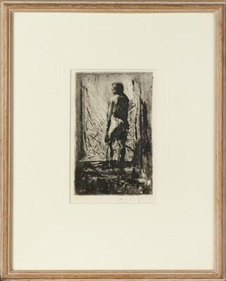 Lot 21 - Fred Cuming (1930-2022) Standing Nude signed...