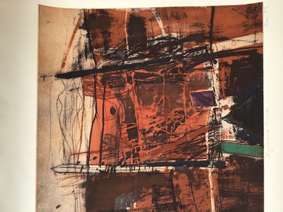 Lot 91 - Barbara Rae (b.1943) Highland Fence, 1993 6/40,...