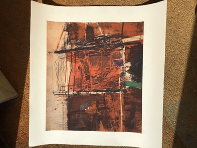 Lot 91 - Barbara Rae (b.1943) Highland Fence, 1993 6/40,...