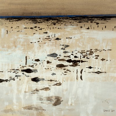 Lot 17 - Lawrence Daws (b.1927) Beach at Low Tide, 1964...