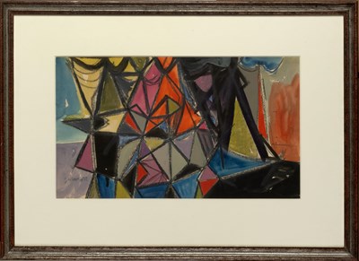 Lot 124 - William Gear (1915-1997) Bateaux, 1948 signed...