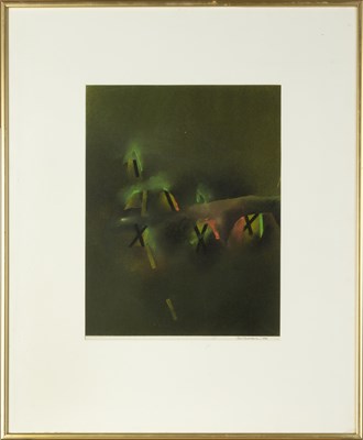 Lot 52 - David Blackburn (1939-2016) Dark Landscape...