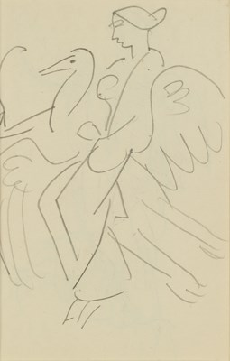 Lot 61 - Duncan Grant (1885-1978) Leda and the Swan,...