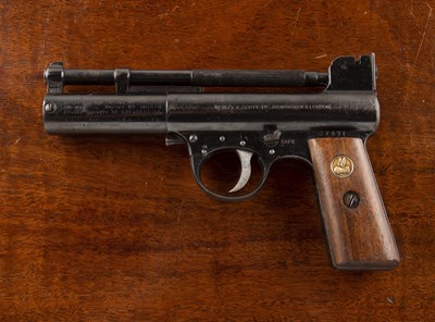 Lot 188 - Webley and Scott air pistol circa 1920, Mark 1,...