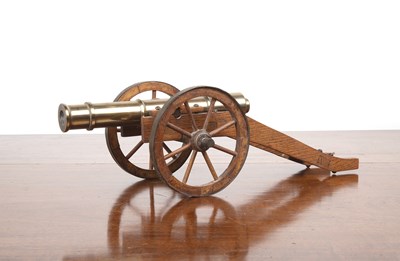 Lot 277 - Model of a field cannon 20th Century, the...