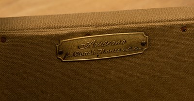 Lot 167 - A Timothy Oulton style large aluminium trunk,...