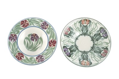 Lot 633 - Laurence McGowan (b.1942) Two bowls painted...