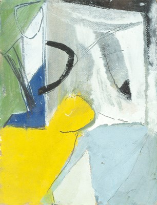Lot 97 - Michael Canney (1923-1999) Yellow Figure, 1960...