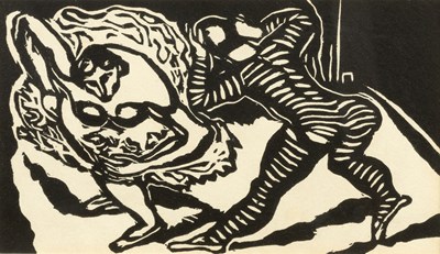 Lot 118 - Edward Wolfe (1897-1982) Ballet, 1918 woodcut...