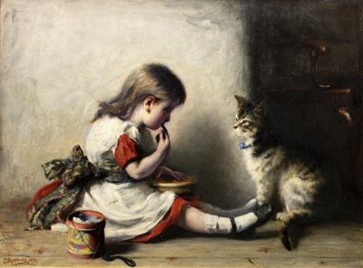 Lot 314 - John B. Abercromby (1843-1929) 'Household Pets'...