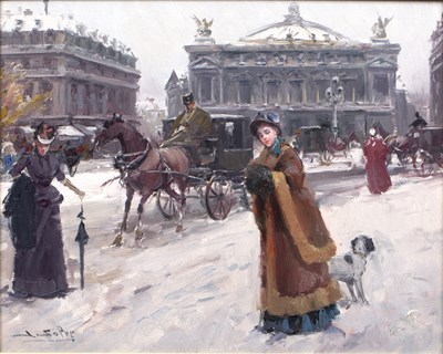 Lot 315 - Juan Soler (20th century) The Palais Garnier,...