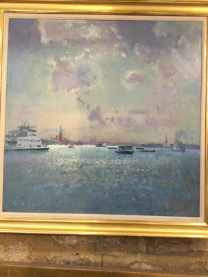 Lot 225 - Fred Cuming (1930-2022) Venice from the Lagoon...