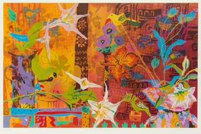 Lot 84 - Jenny Wheatley (b.1959) Pacific Indoor Garden,...