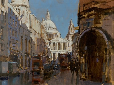 Lot 222 - David Sawyer (b.1961) Ludgate Hill from...