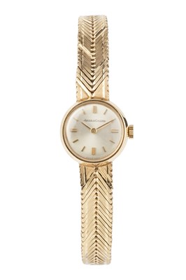 Lot 178 - A lady's 9ct gold bracelet watch by...