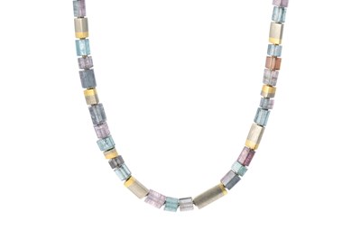 Lot 77 - A tourmaline crystal necklace by Louise...