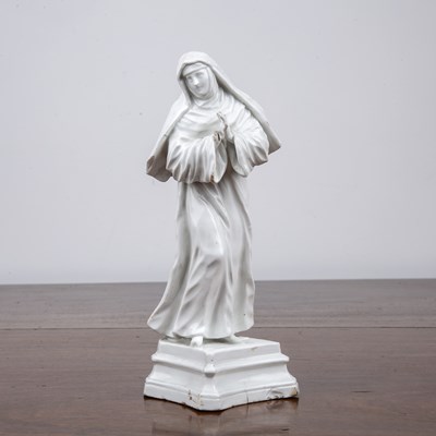 Lot 263 - Meissen figure of a Benedictine nun early 18th...