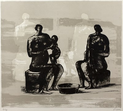 Lot 272 - Henry Moore (1898-1986) 'Two Women Bathing...