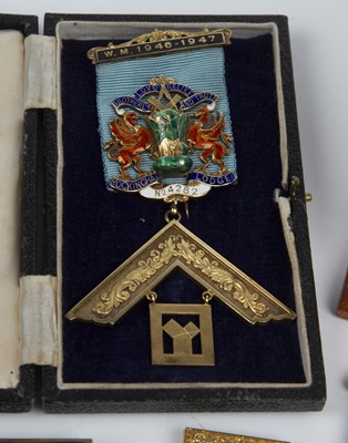 Lot 145 - A collection of Masonic medals to include...