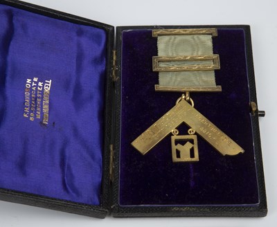 Lot 145 - A collection of Masonic medals to include...