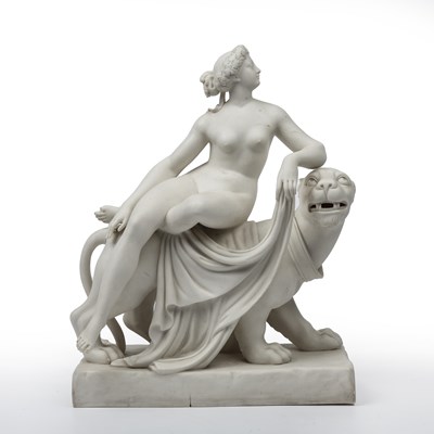 Lot 136 - A Minton Parian figure of Ariadne and the...