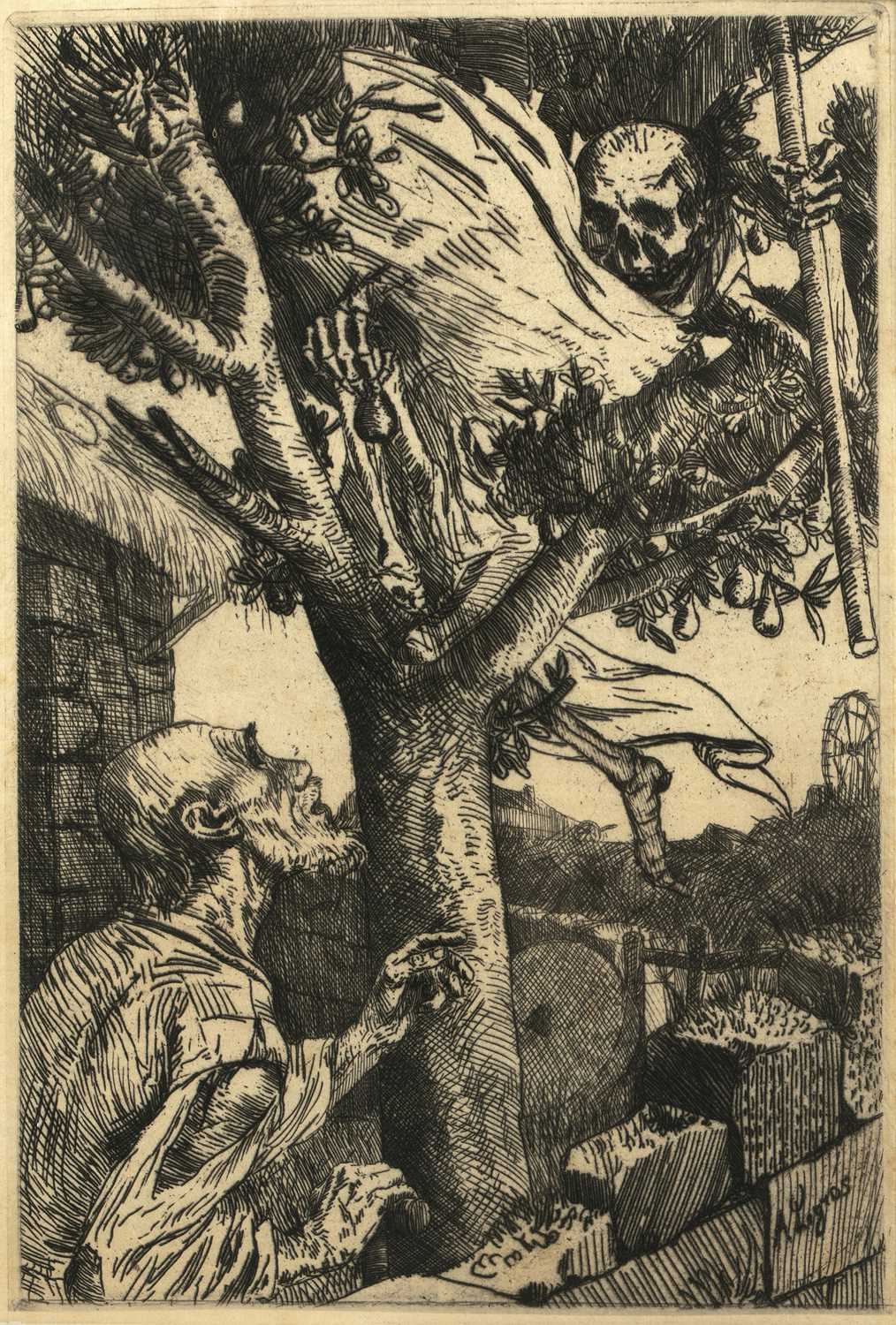 Lot 139 - Alphonse Legros (1837-1911) 'Sans Titre',...
