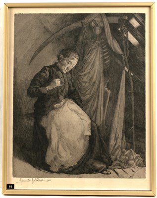 Lot 139 - Alphonse Legros (1837-1911) 'Sans Titre',...