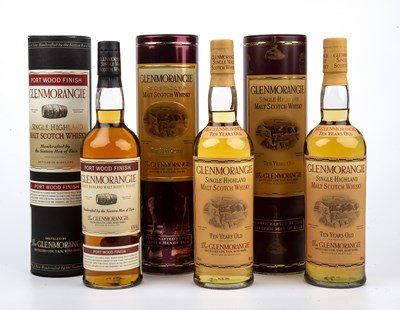 Lot 358 - Two bottles of Glenmorangie 10 year old single...