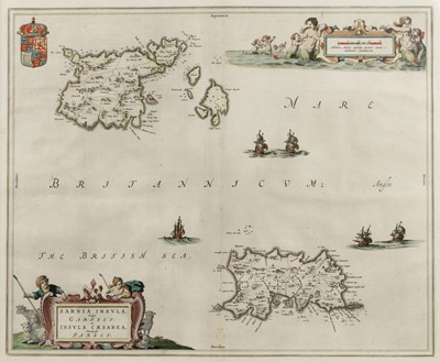 Lot 190 - Johannes Blaeu (1650-1712) Hand coloured map...