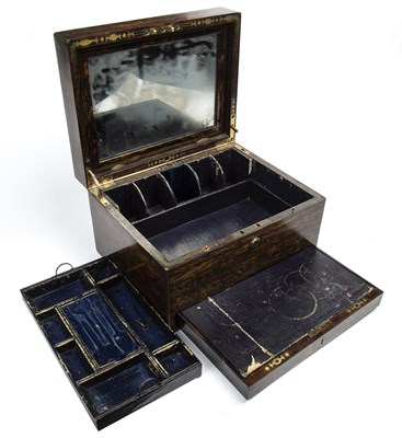 Lot 198 - A William IV Sampson Mordan and co coromandel...