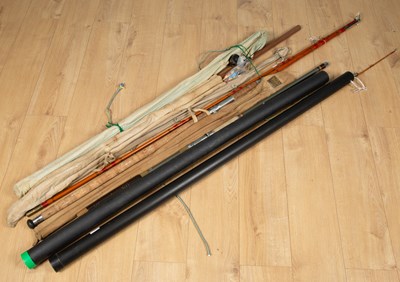 Lot 74 - A collection of four rods to include: a...