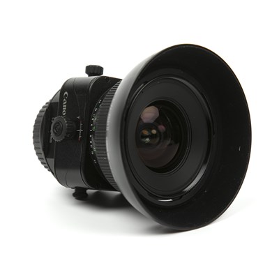 Lot 386 - A Canon lens TS-E 24mm f/3.5 L with an...