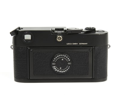 Lot 390 - A Leica M6 Rangefinder camera, body in black,...