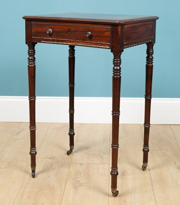 Lot 48 - A Regency rosewood small table