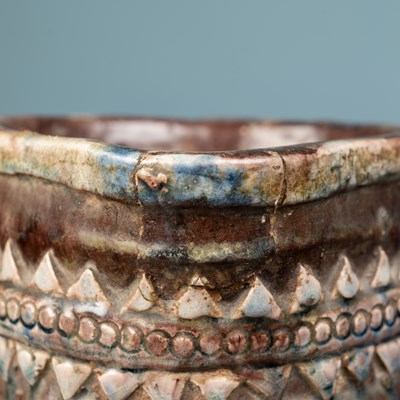 Lot 191 - A Castle Hedingham art pottery harvest pitcher