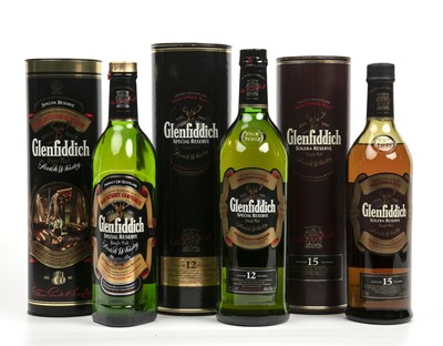 Lot 366 - Glenfiddich single malt Scotch whisky to...