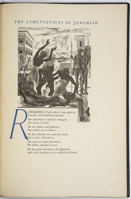 Lot 415 - Gregynog Press. The Lamentations of Jeremiah....