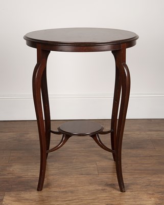 Lot 43 - Mahogany occasional table Aesthetic movement,...