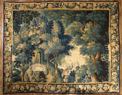 Lot 100 - Aubusson tapestry late 17th Century, handwoven...