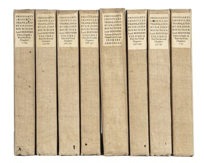 Lot 428 - Shakespeare Head Press. Froissarts Cronycles....