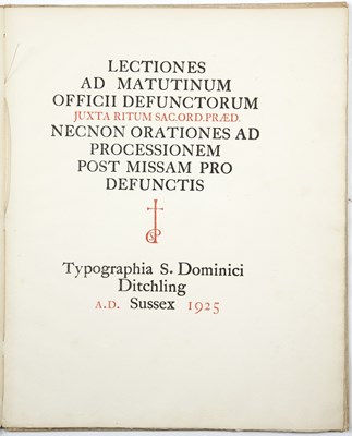 Lot 443 - Cranbrook Press. (George Booth Michigan). 'The...