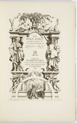 Lot 445 - Nonesuch Press: The Holy Bible, Bloomsbury,...