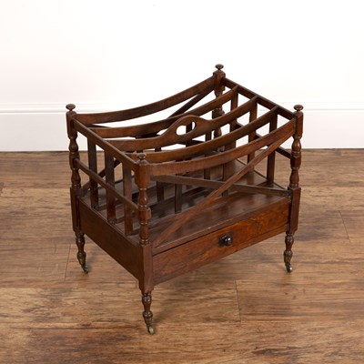 Lot 30 - Pale rosewood music Canterbury 19th Century,...