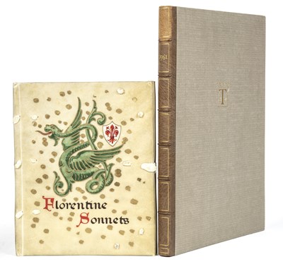 Lot 463 - Leighton, (William). Florentine Sonnets. G...