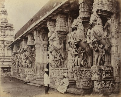 Lot 284 - Samuel Bourne (1834-1912) 'Sri Rangam Temple,...