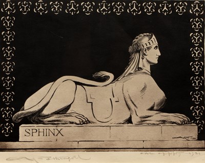 Lot 239 - George Algernon Fothergill (1868-1945) 'Sphinx'...