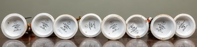 Lot 109 - Eight Michael Sutty Porcelain figurines of...