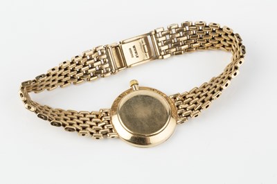 Lot 168 - A lady's 9ct gold bracelet watch by Rotary,...