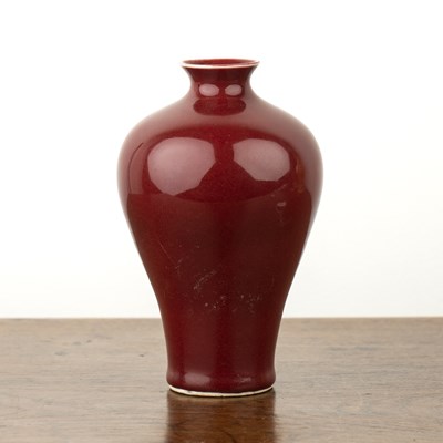 Lot 134 - Small flambe vase Chinese, 19th Century of...